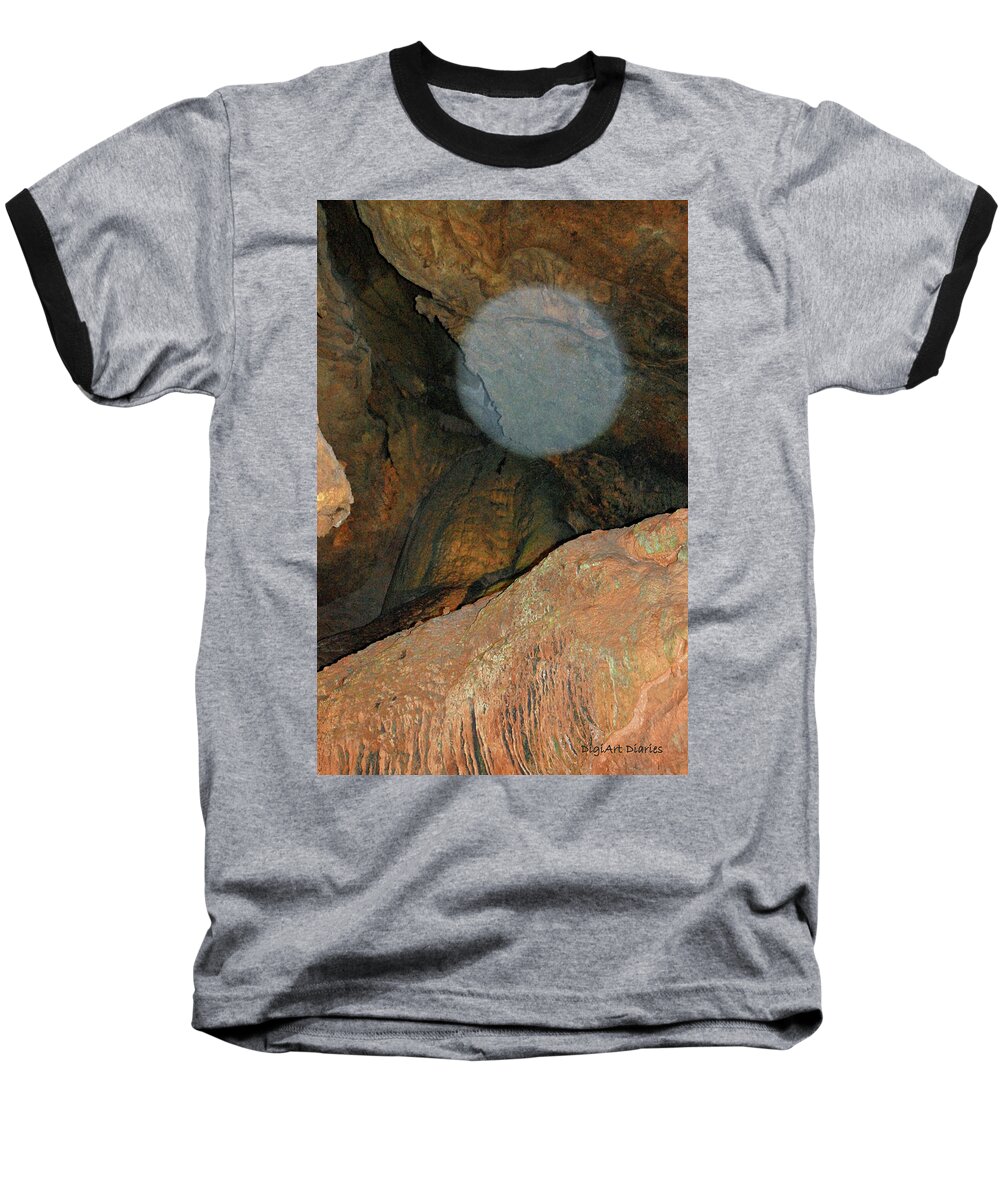 Orb Baseball T-Shirt featuring the photograph Ghostly Presence by DigiArt Diaries by Vicky B Fuller