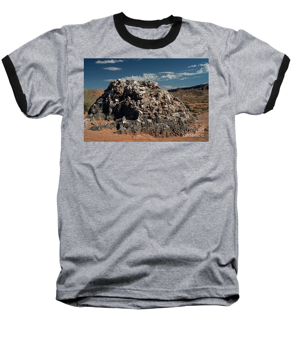 Glass Mountain Baseball T-Shirt featuring the photograph Glass Mountain Capital Reef National Park by Cindy Murphy - NightVisions