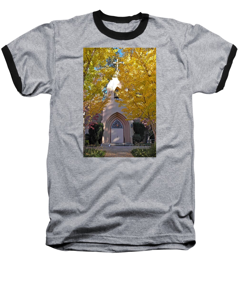 Church Baseball T-Shirt featuring the photograph Glorious Golden Church of Paradise by Michele Myers