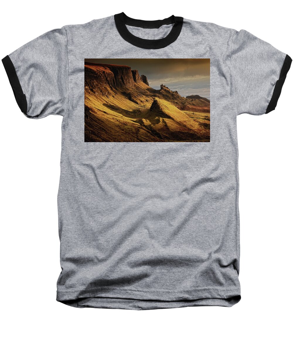 God's Country Baseball T-Shirt featuring the photograph Gods Country by David Dehner