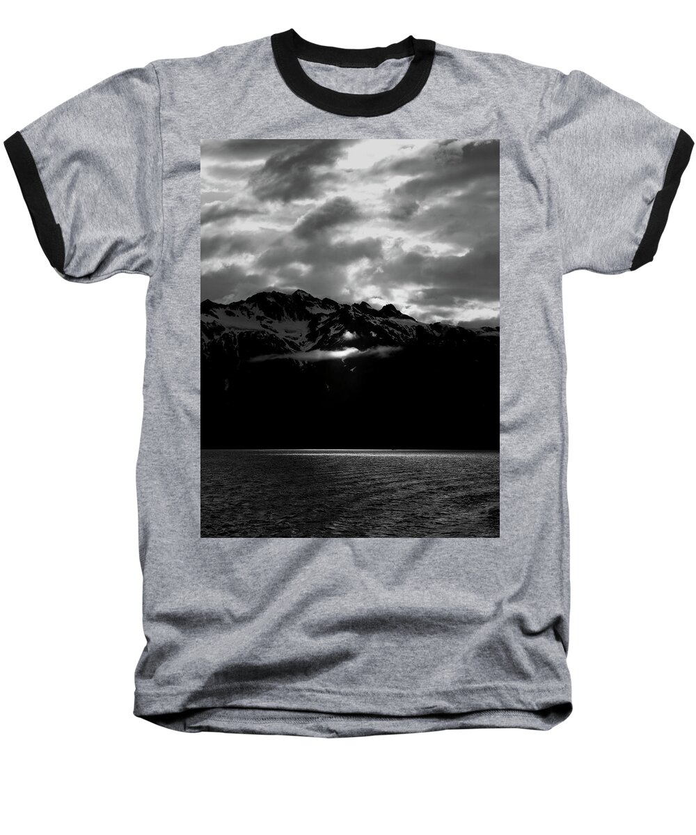 Alaska Baseball T-Shirt featuring the photograph God's Spotlight by Joseph Noonan