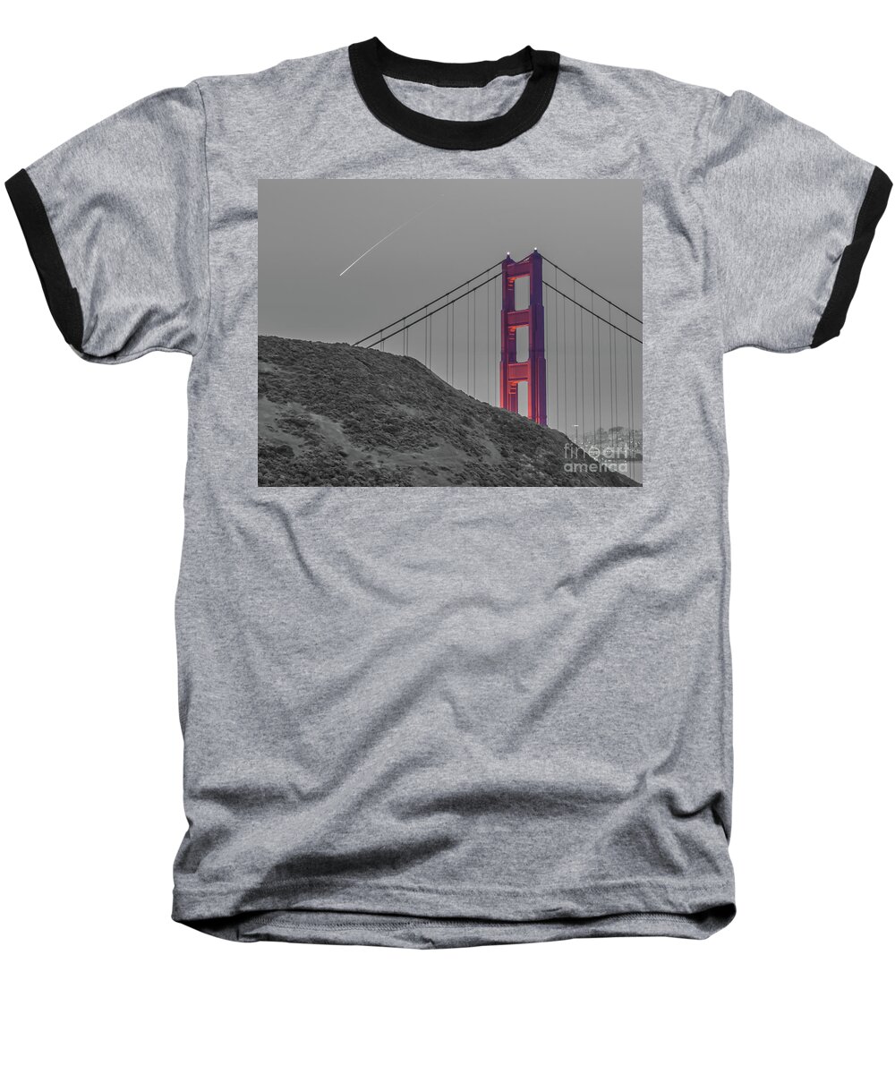 Golden Gate Bridge Baseball T-Shirt featuring the photograph Golden Gate by Michael Tidwell