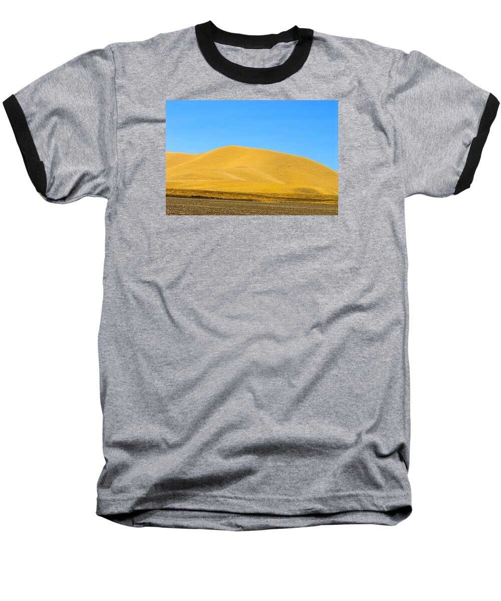 Golden Hills Baseball T-Shirt featuring the photograph Golden Hill by Brad Hodges