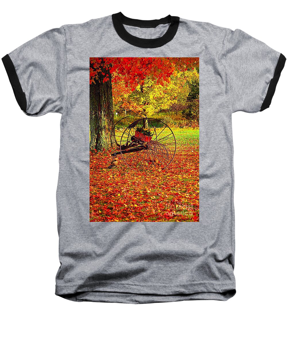 Diane Berry Baseball T-Shirt featuring the photograph Gone with the Wind by Diane E Berry