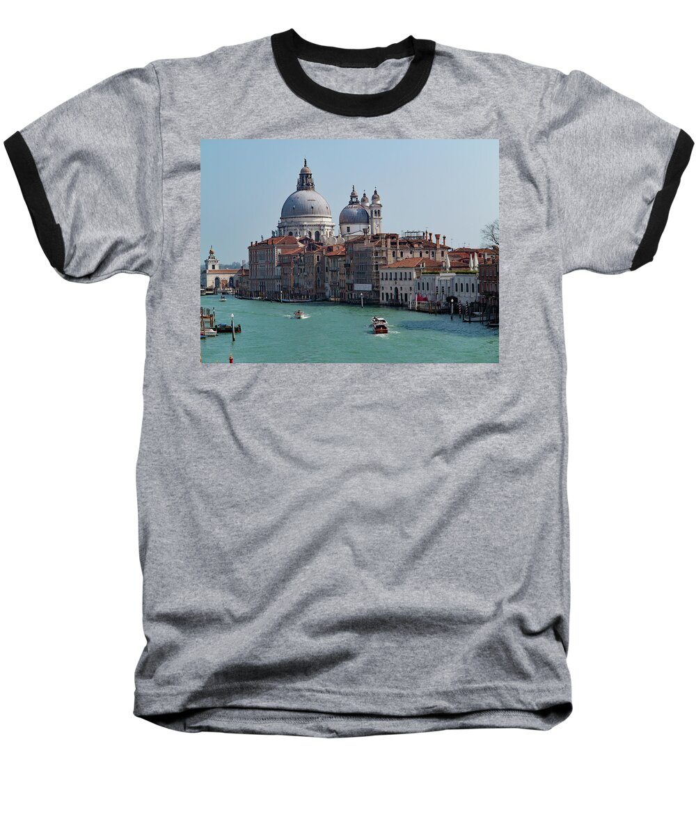 Images Of Venice Baseball T-Shirt featuring the photograph Grand Canal, Venice by Ed James