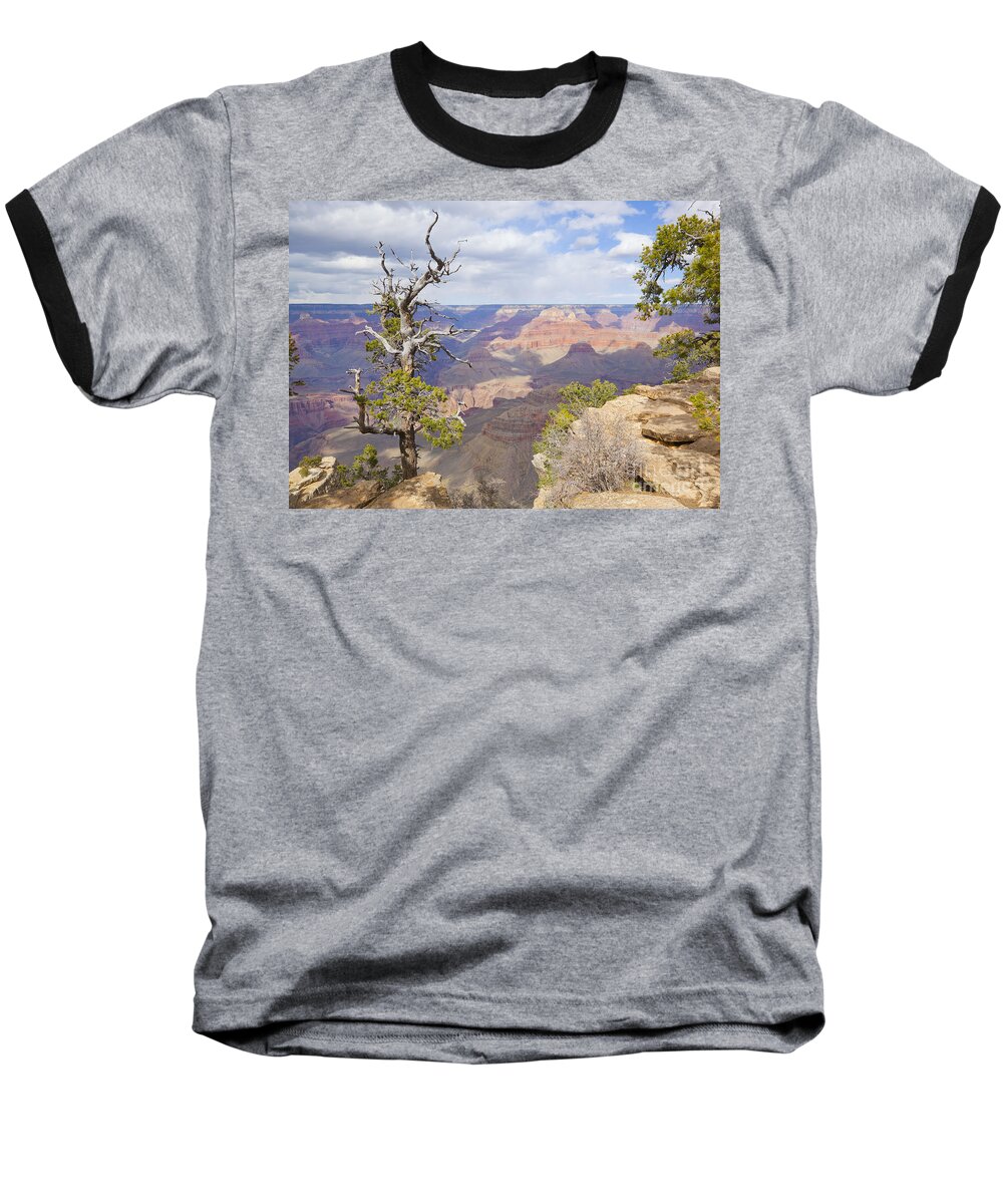 Grand Canyon Baseball T-Shirt featuring the photograph Grand Canyon View by Chris Dutton