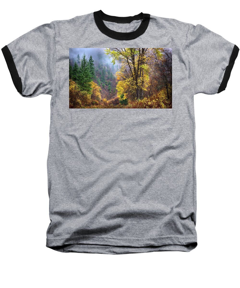 Autumn Baseball T-Shirt featuring the photograph Green Mountain Fall by John Poon