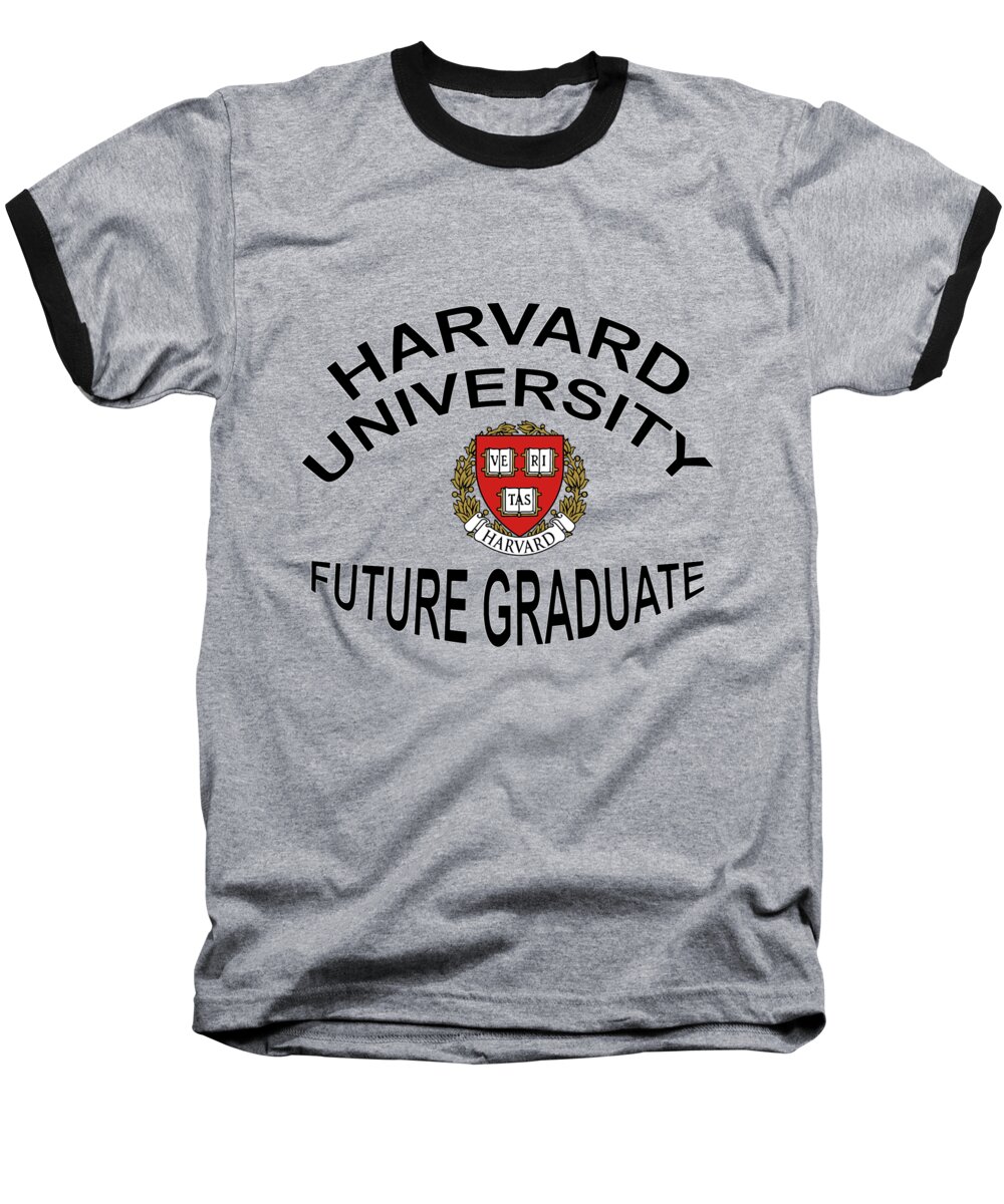 Harvard Baseball T-Shirt featuring the digital art Harvard University Future Graduate by Movie Poster Prints