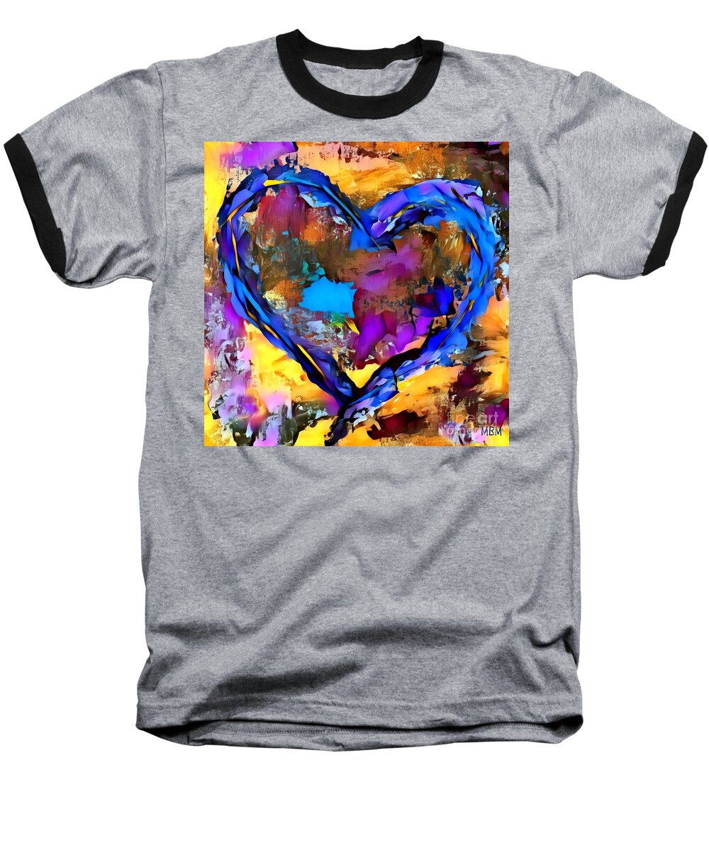 Heart Baseball T-Shirt featuring the photograph Heart no 7 by Mary Mirabal