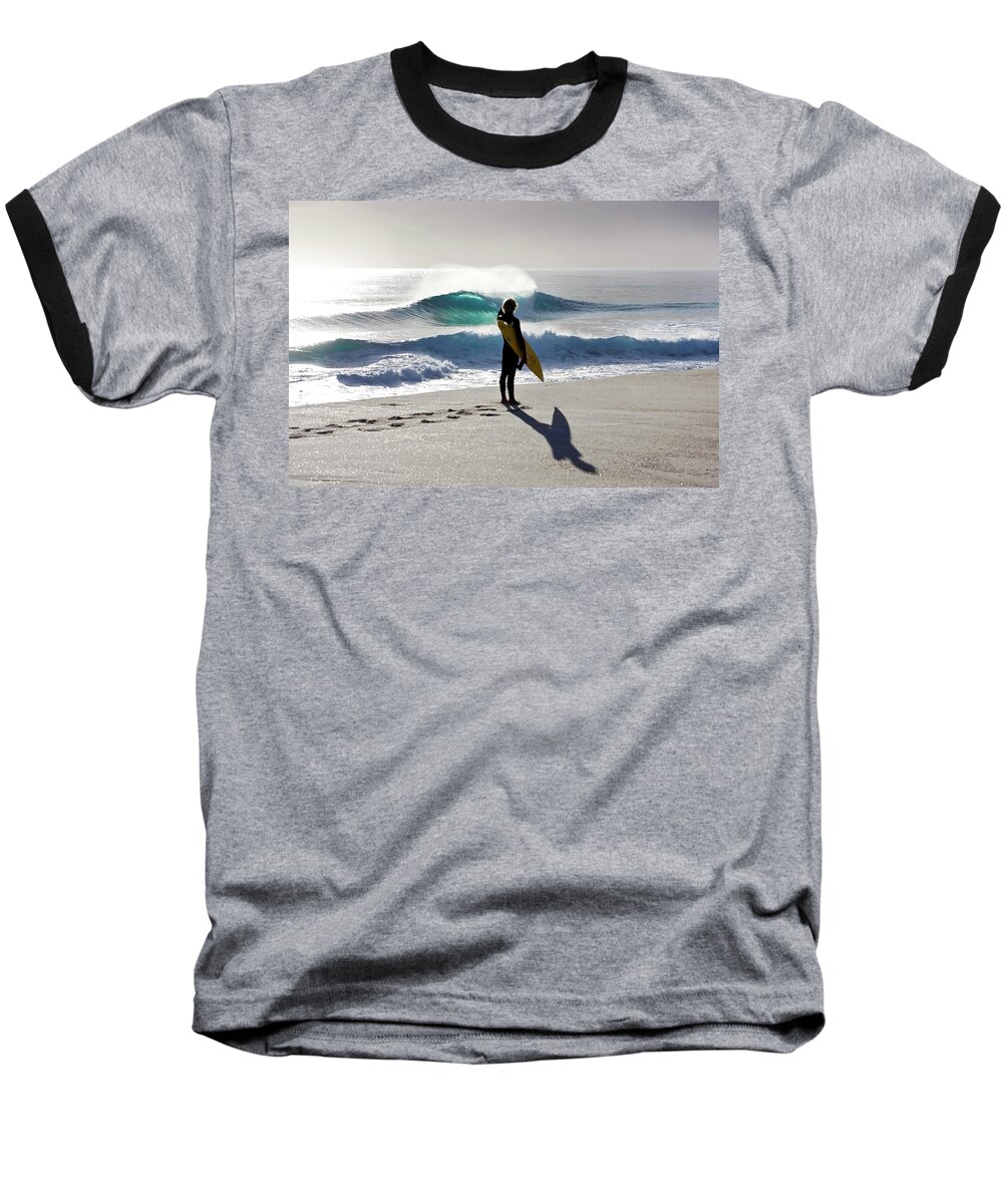  Surf Baseball T-Shirt featuring the photograph Heaven on a stick. by Sean Davey