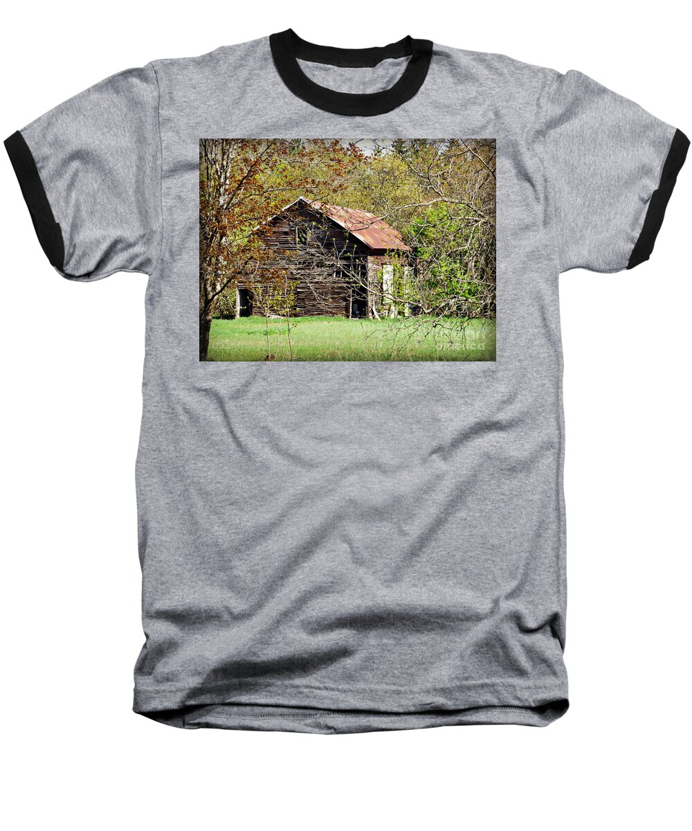 Barn Baseball T-Shirt featuring the photograph Hide In Plain Sight by Scott Ward