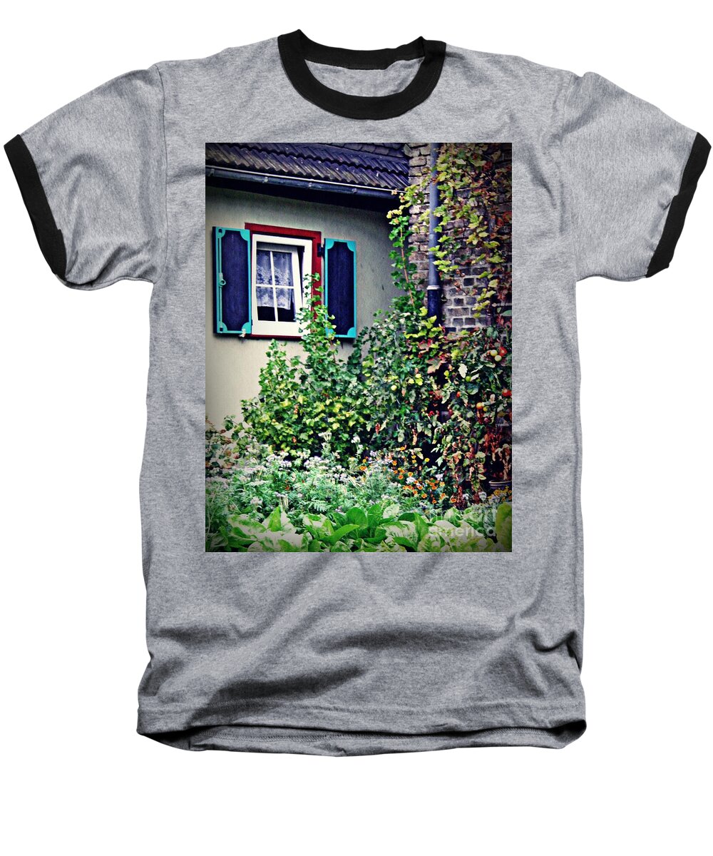 House Baseball T-Shirt featuring the photograph Home and Garden Schierstein 8  by Sarah Loft