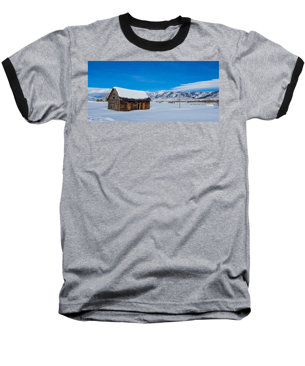 Mountain Baseball T-Shirt featuring the photograph Homestead by Sean Allen