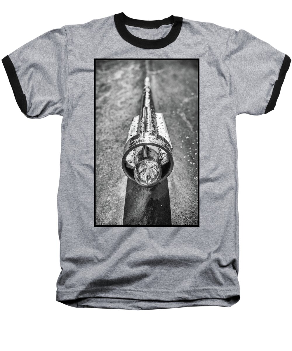 Old Hood Ornament Baseball T-Shirt featuring the photograph Hood Ornament by Matthew Pace