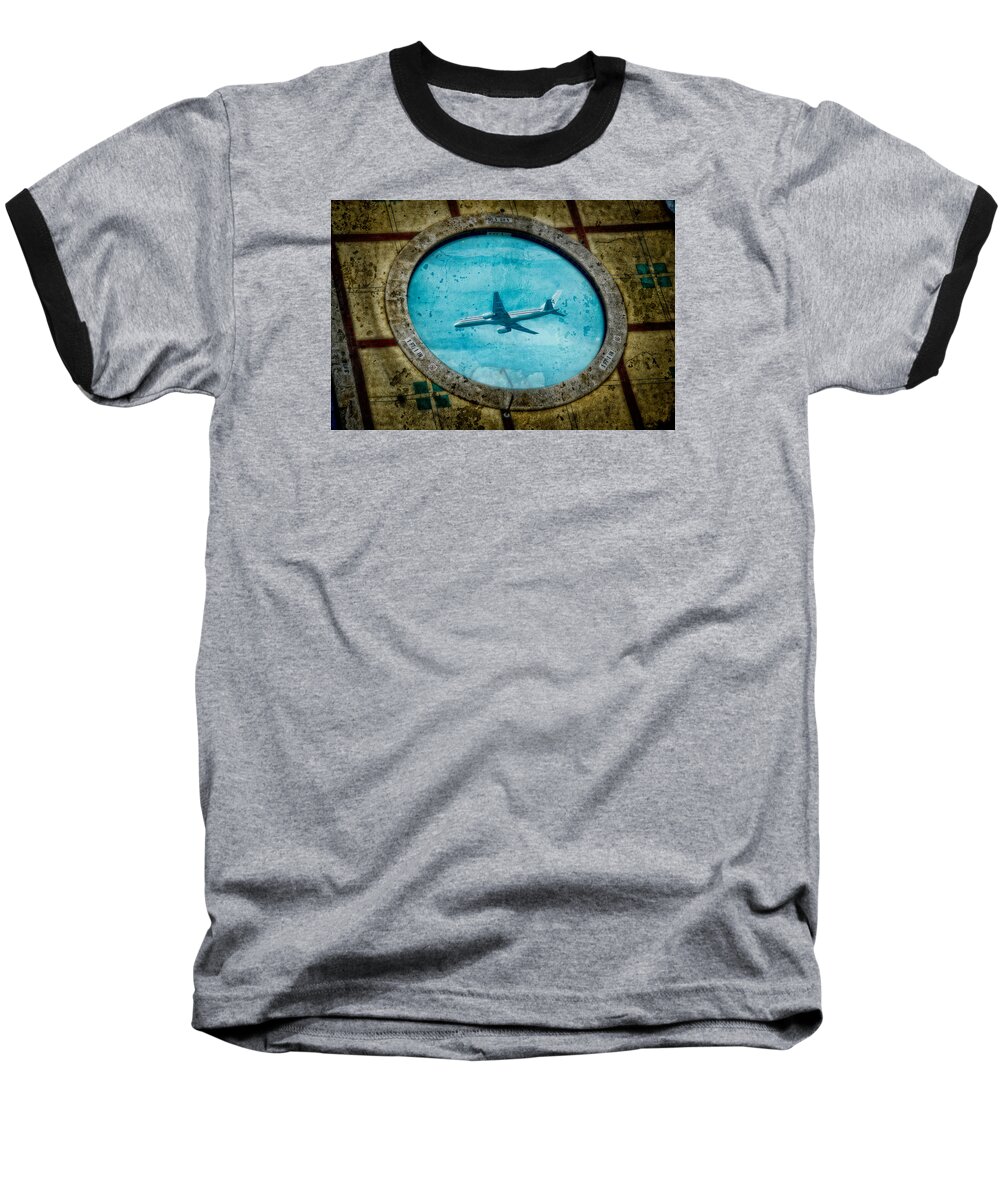 Pool Baseball T-Shirt featuring the photograph Hot Tub Flight by Harry Spitz