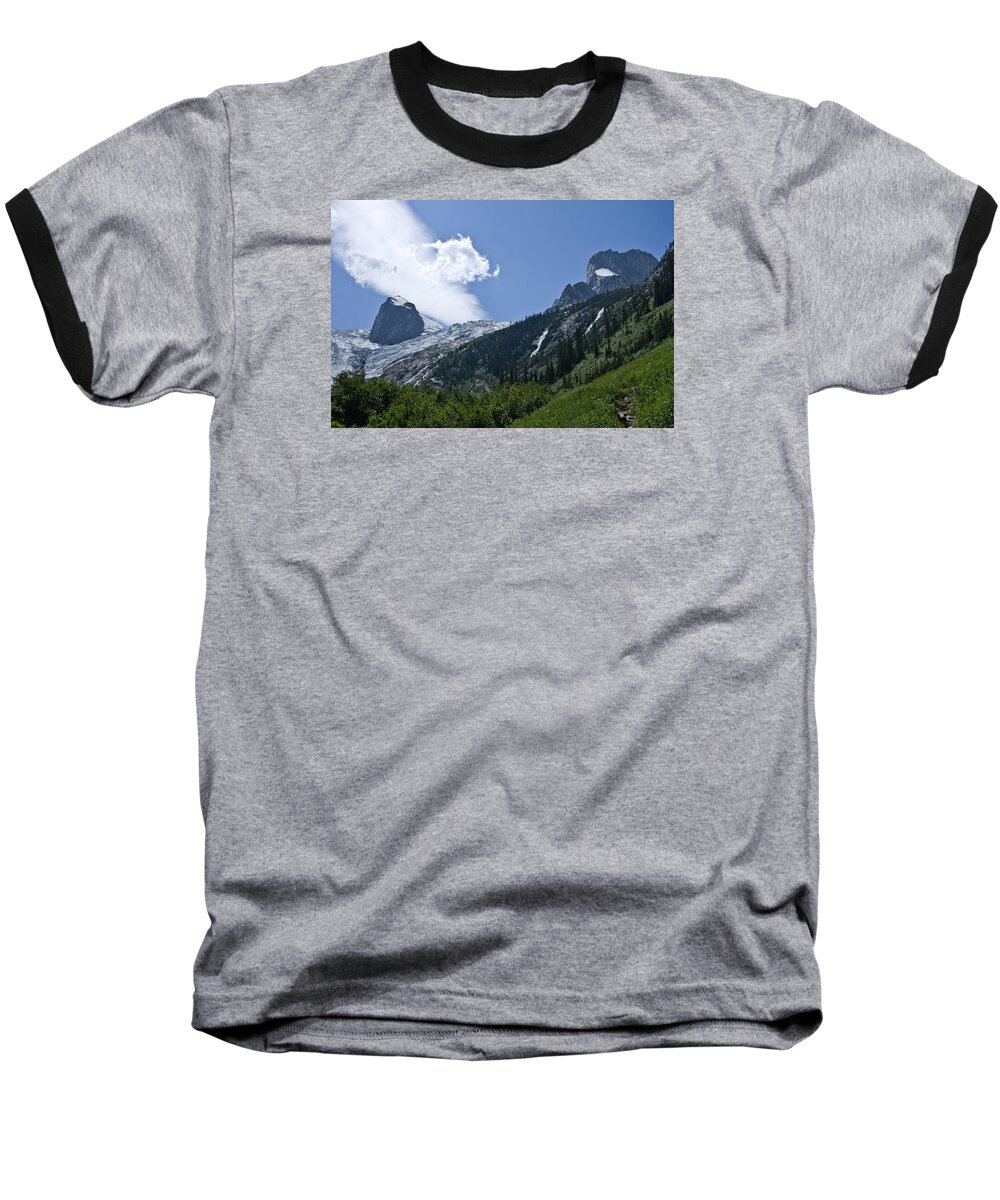 Spire Baseball T-Shirt featuring the photograph Hounds Tooth by Jedediah Hohf