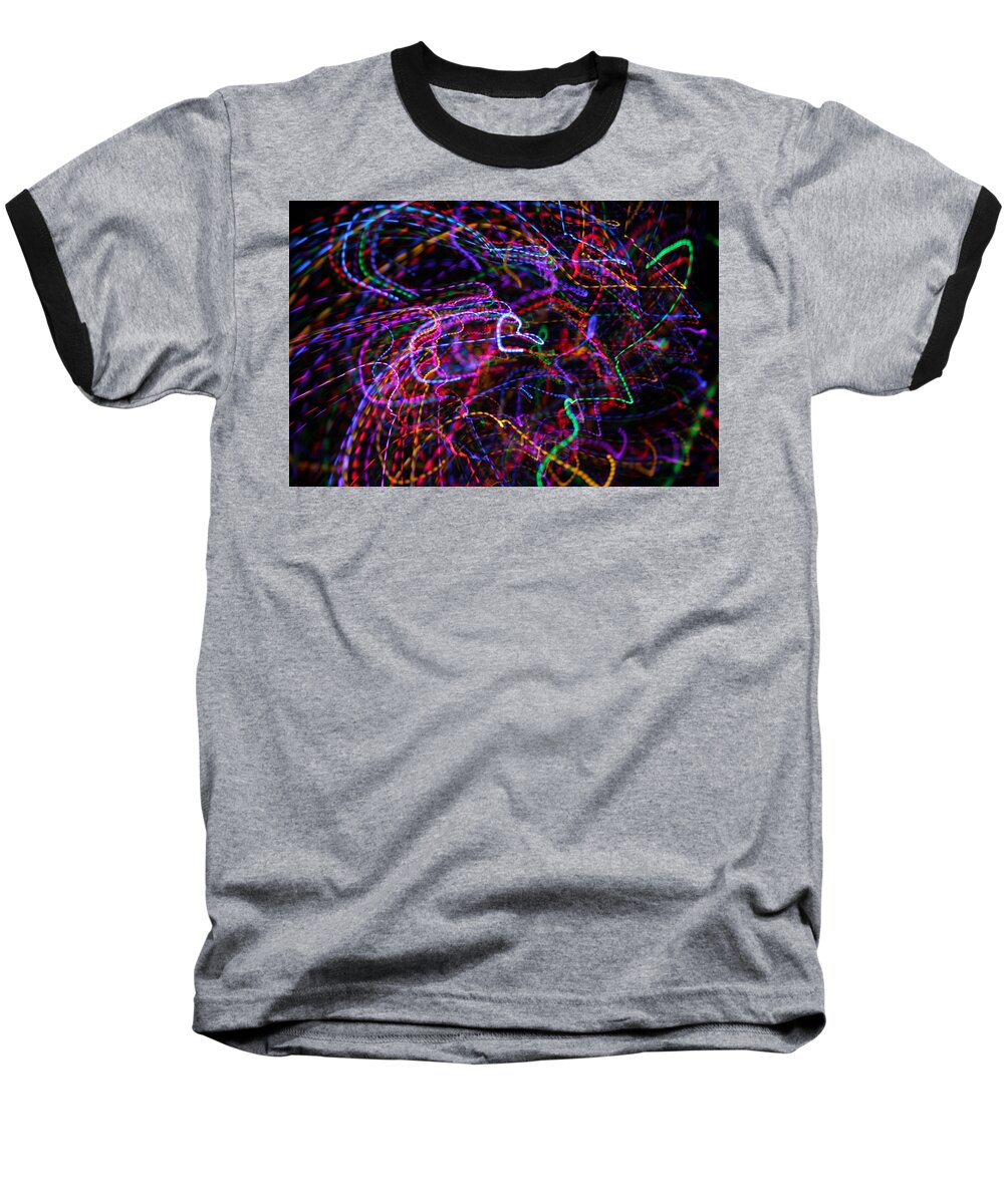 Light Painting Baseball T-Shirt featuring the photograph How Hearts Are Made by Ric Bascobert