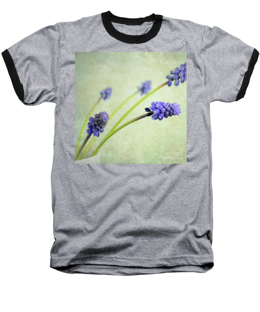 Hyacinth Baseball T-Shirt featuring the photograph Hyacinth Grape by Lyn Randle