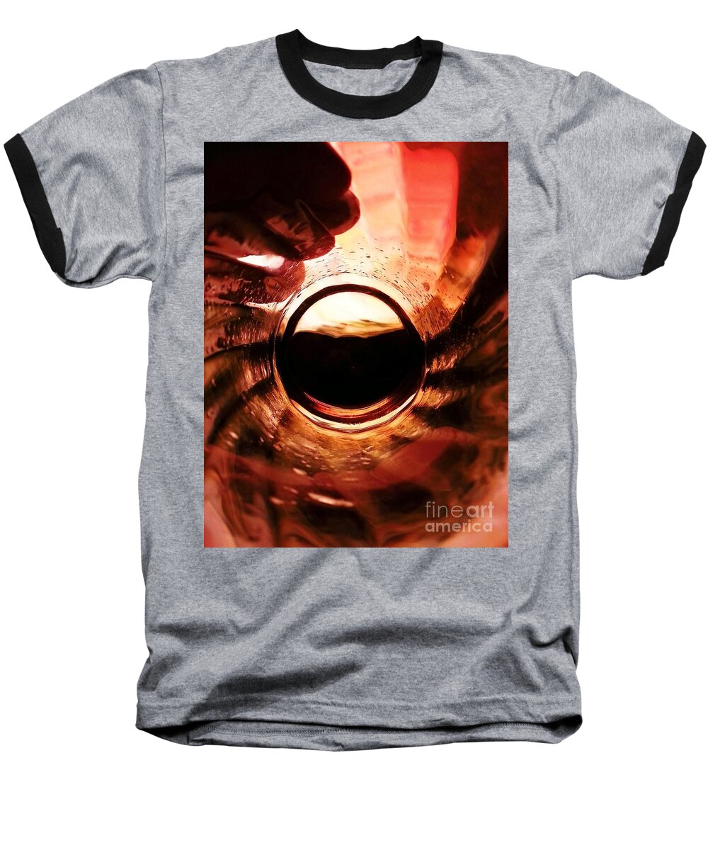 Icarus Baseball T-Shirt featuring the photograph Icarus by Steed Edwards