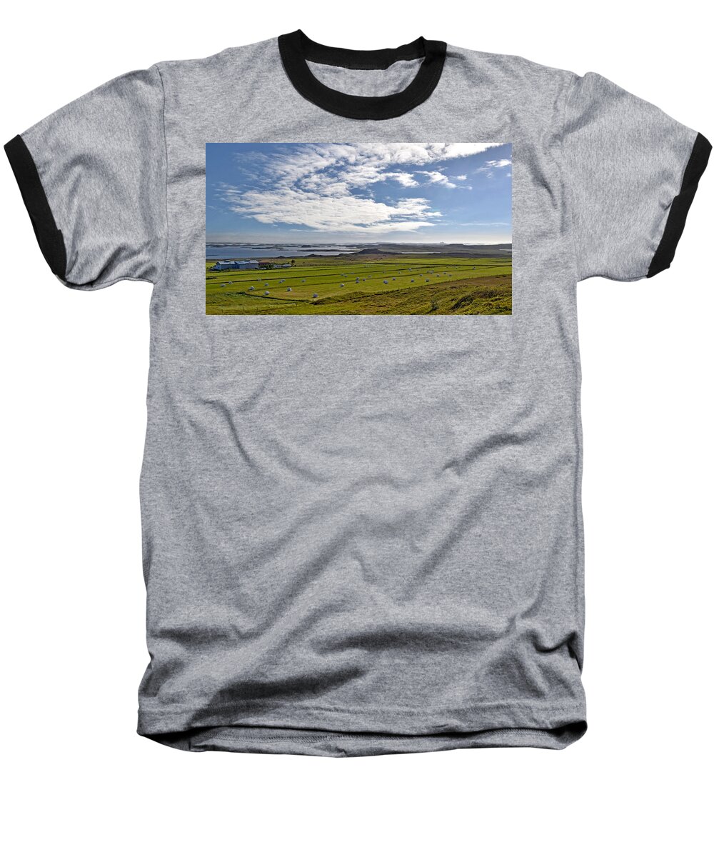 Iceland Baseball T-Shirt featuring the photograph Icelandic Panorama by Joe Bonita