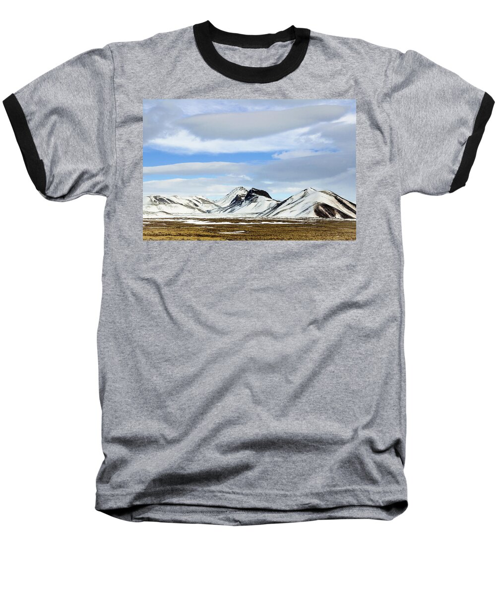 Iceland Baseball T-Shirt featuring the photograph Icelandic Wilderness by Geoff Smith
