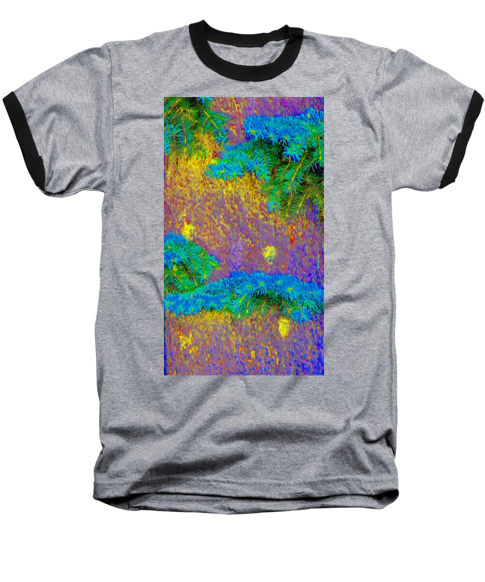 Abstract Baseball T-Shirt featuring the photograph Imagining Hawaii by Lenore Senior