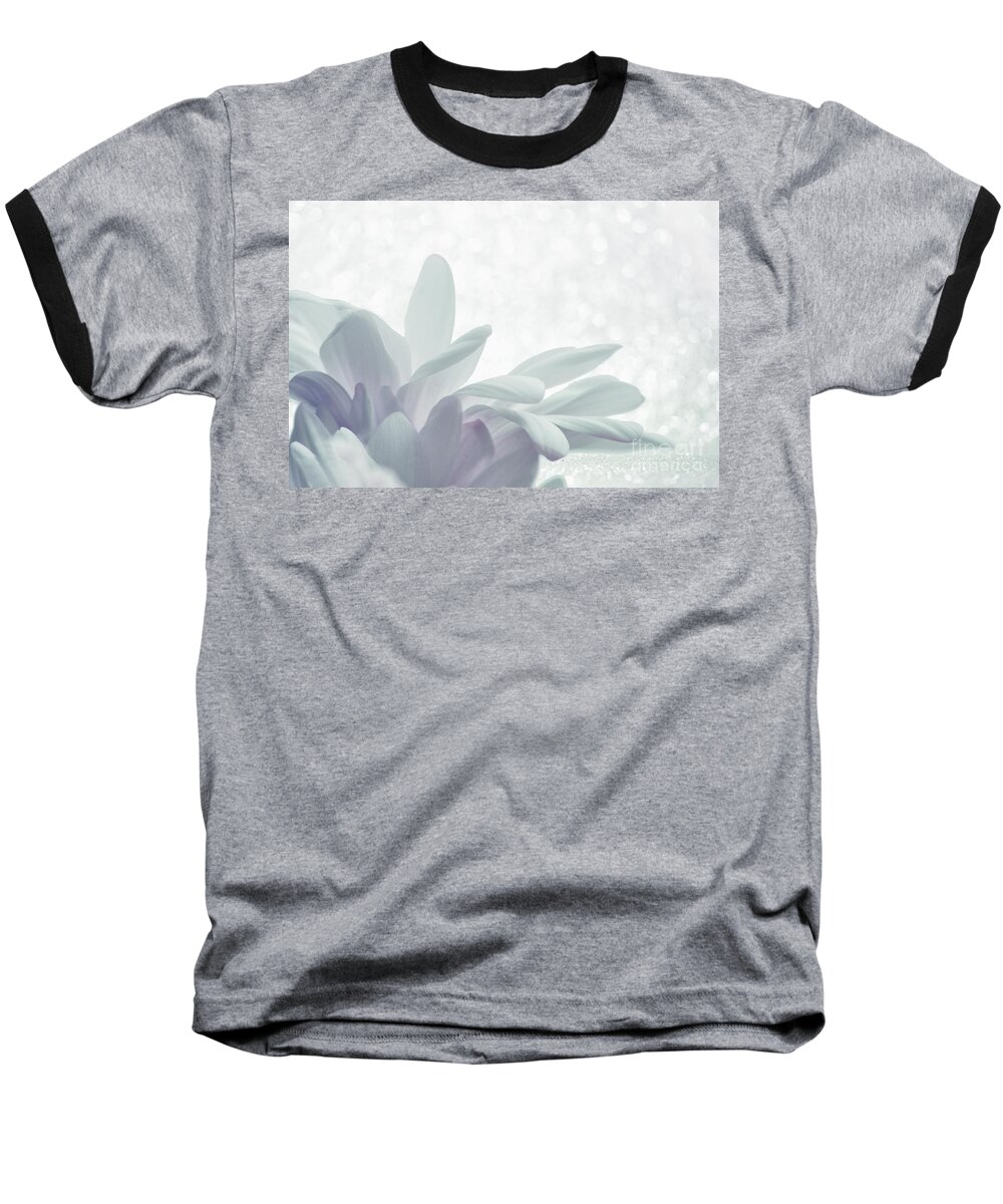 Petals Baseball T-Shirt featuring the digital art Immobility - w01c2t03 by Variance Collections