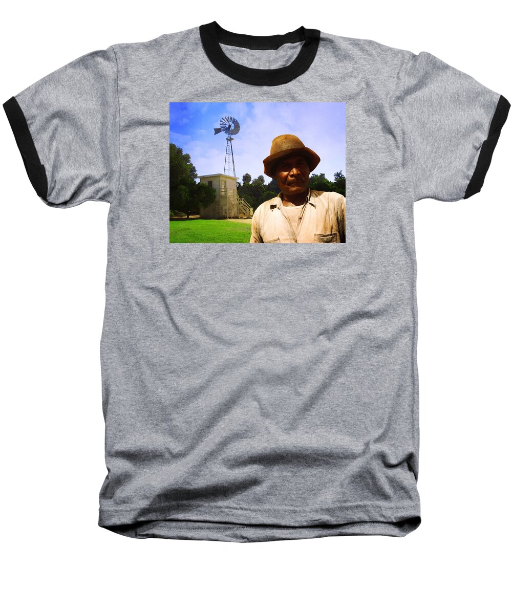 Orange Groves Baseball T-Shirt featuring the photograph In the Groves by Timothy Bulone
