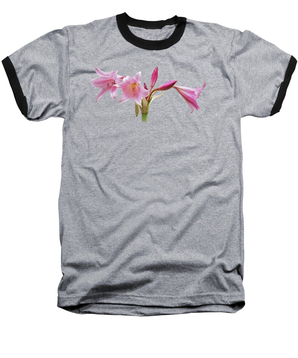 Lily Baseball T-Shirt featuring the photograph In The Pink by Gill Billington