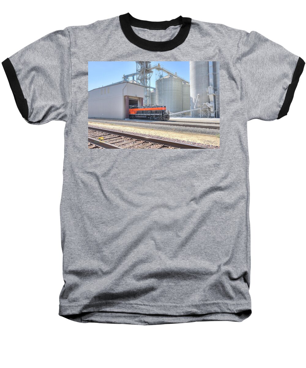 5405 Baseball T-Shirt featuring the photograph Industrial Switcher 5405 by Jim Thompson