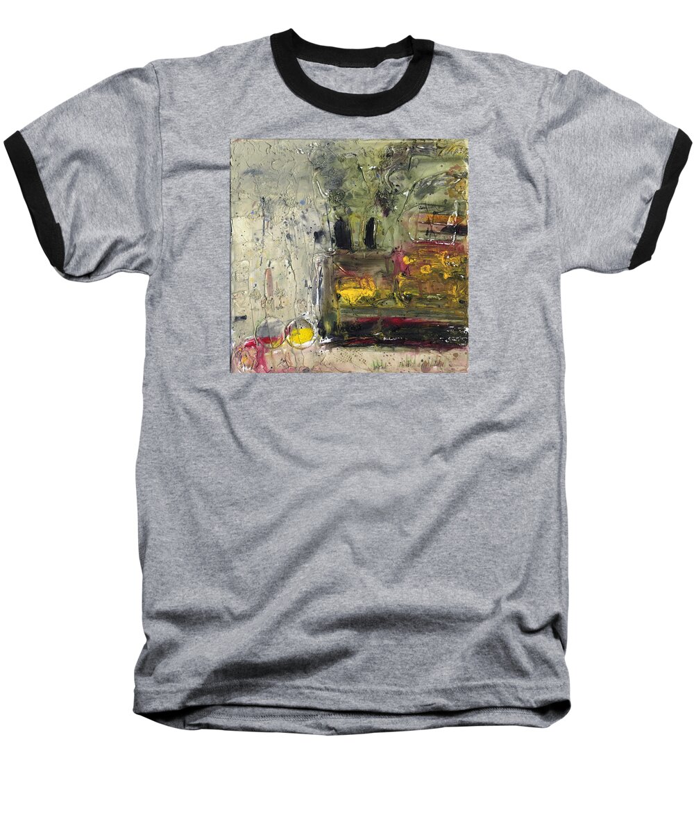 Industry Baseball T-Shirt featuring the painting Industry by Phil Strang