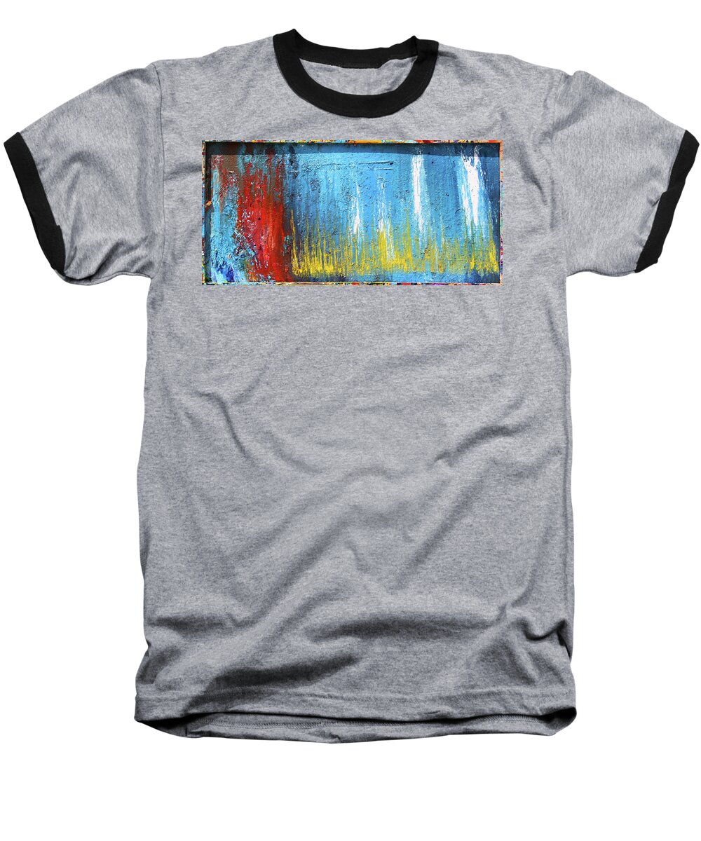 Fusionart Baseball T-Shirt featuring the painting Infinity by Ralph White