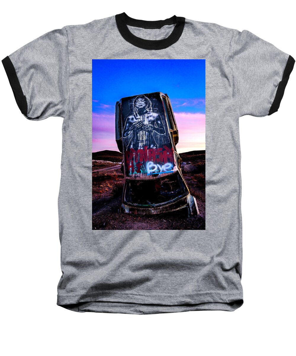 2017 Baseball T-Shirt featuring the photograph International Car Forest of the Last Church 4 by James Sage