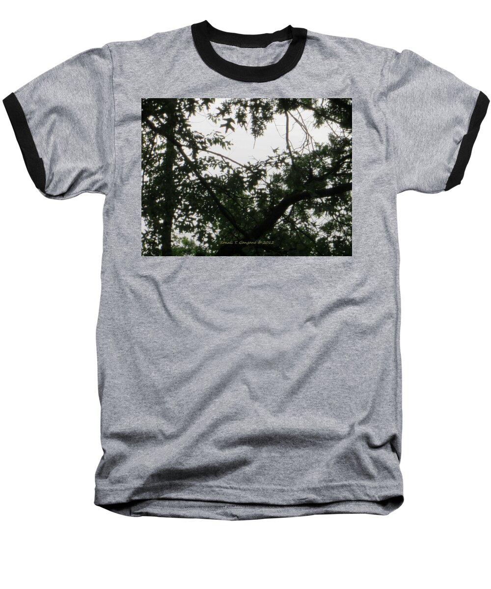 Heart Shaped Sky Baseball T-Shirt featuring the photograph Is this my Heart? by Sonali Gangane