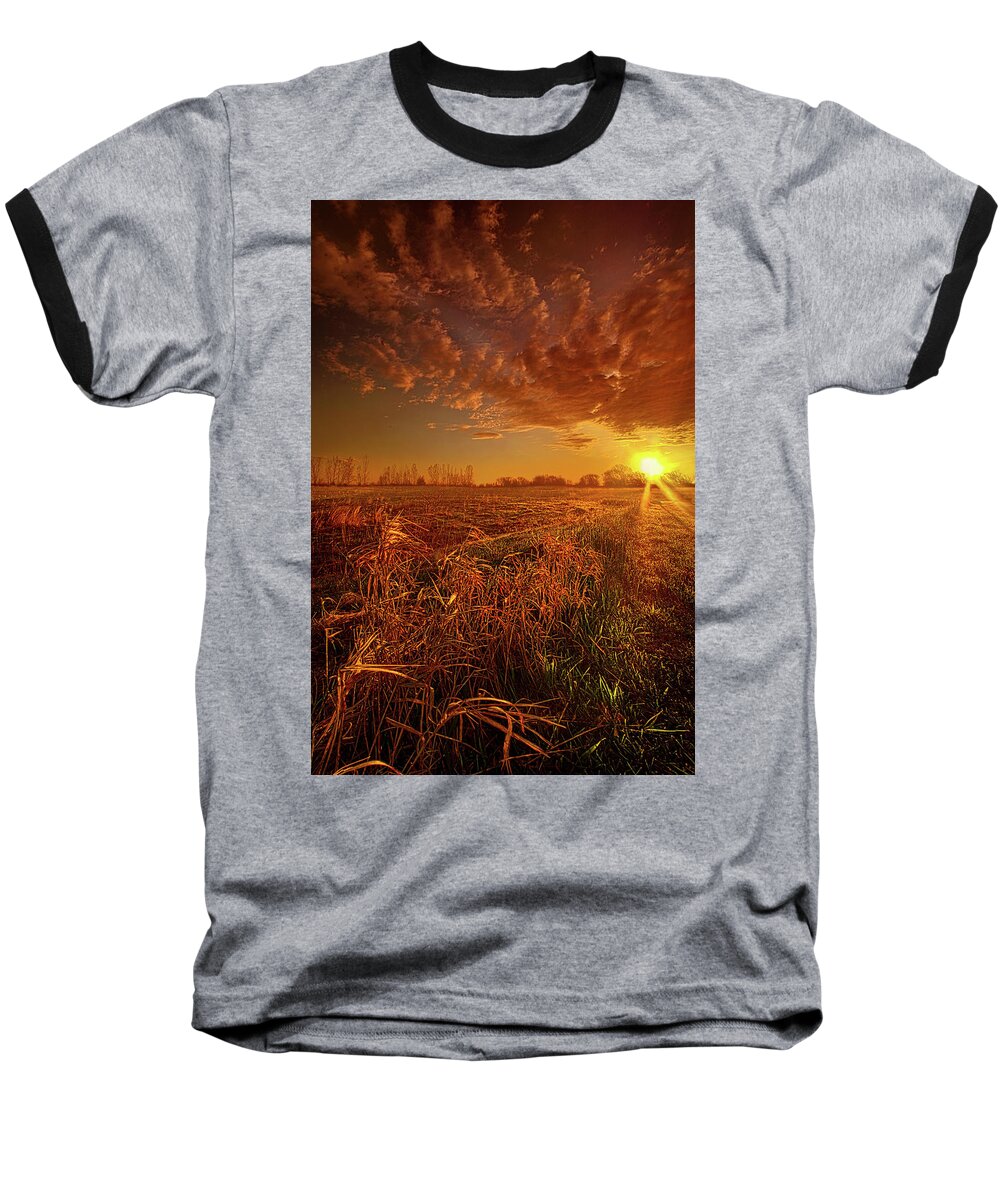 Clouds Baseball T-Shirt featuring the photograph It Just Is by Phil Koch