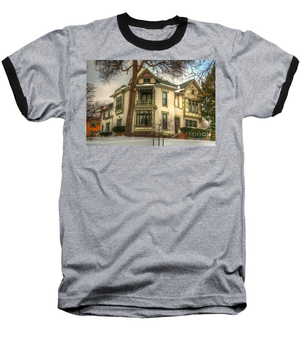 Old House Baseball T-Shirt featuring the photograph Its History by Robert Pearson