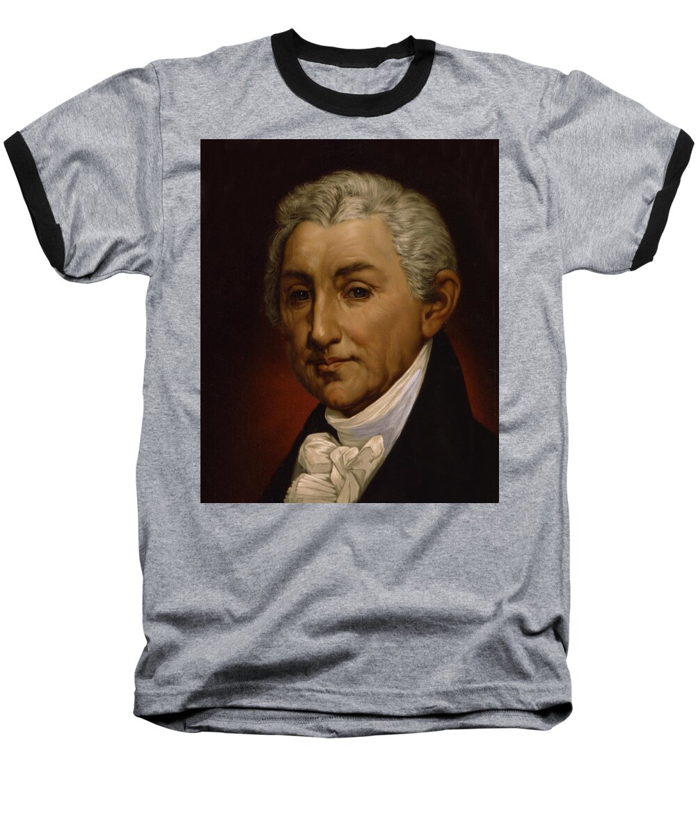 james Monroe Baseball T-Shirt featuring the photograph James Monroe - President of the United States of America by International Images