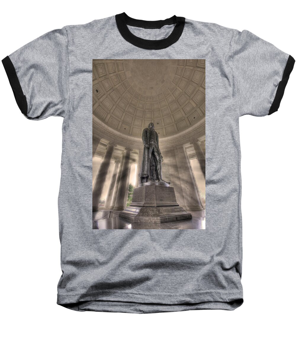 Sold Baseball T-Shirt featuring the photograph Jefferson Memorial by Shelley Neff