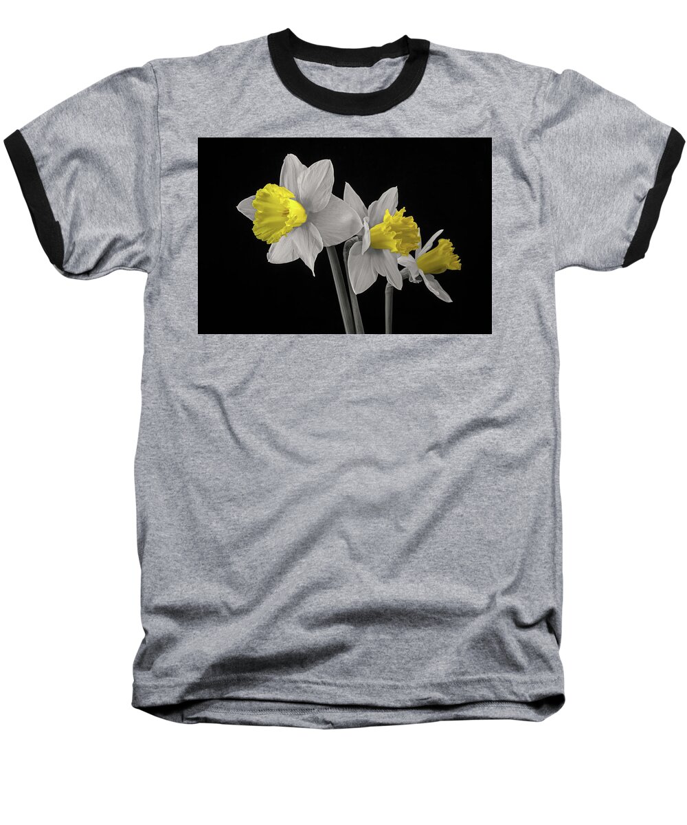 Daffodils Baseball T-Shirt featuring the photograph Jonquils by Don Spenner