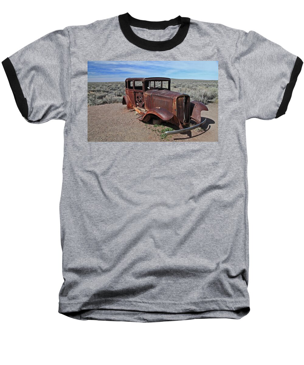 Arizona Baseball T-Shirt featuring the photograph Journey's End by Gary Kaylor