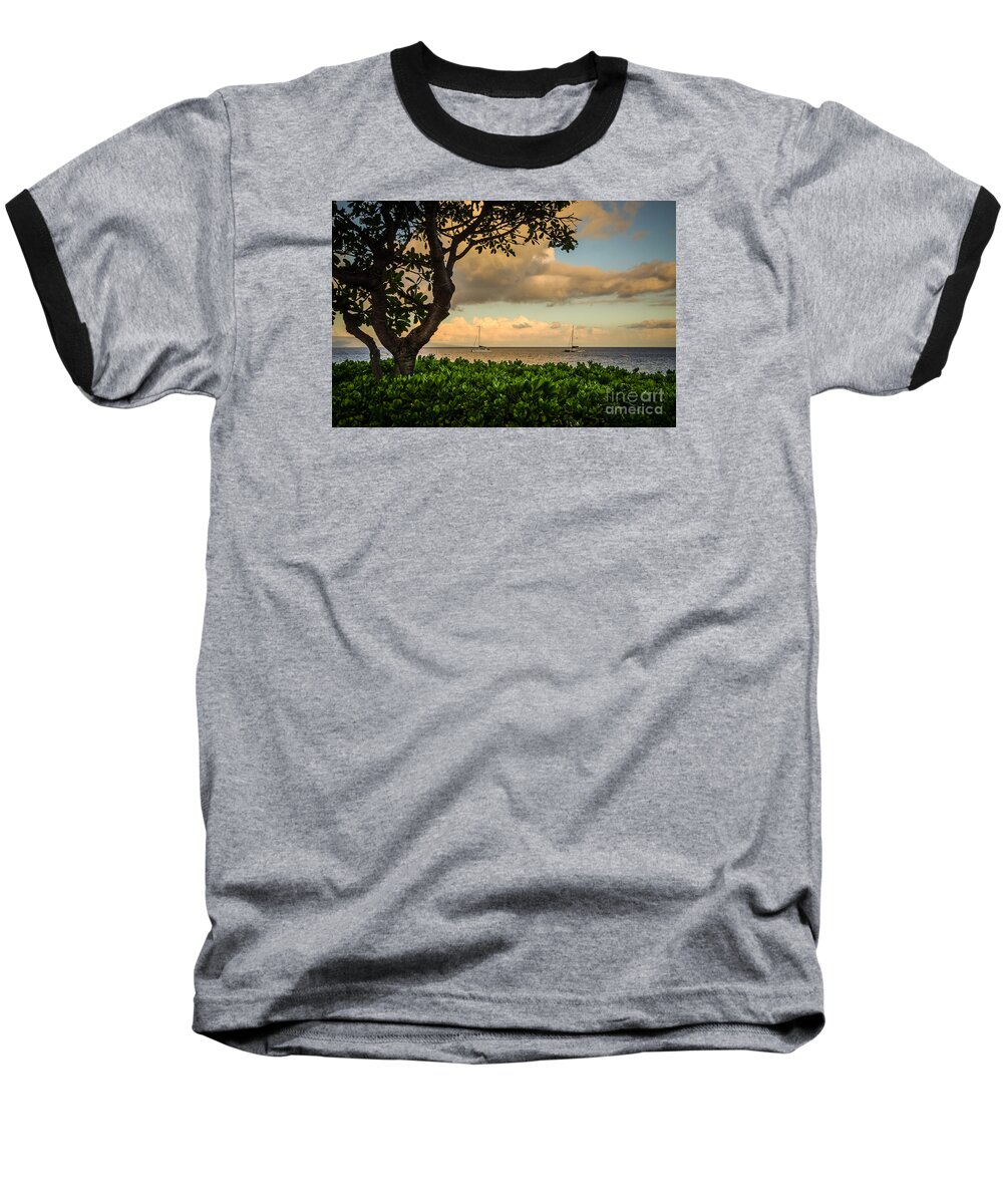 Photograph Baseball T-Shirt featuring the photograph Ka'anapali Plumeria Tree by Kelly Wade