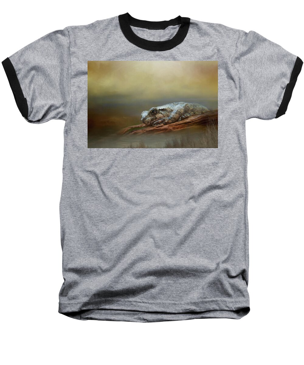 Frog Baseball T-Shirt featuring the photograph Kiss Me by Steven Richardson