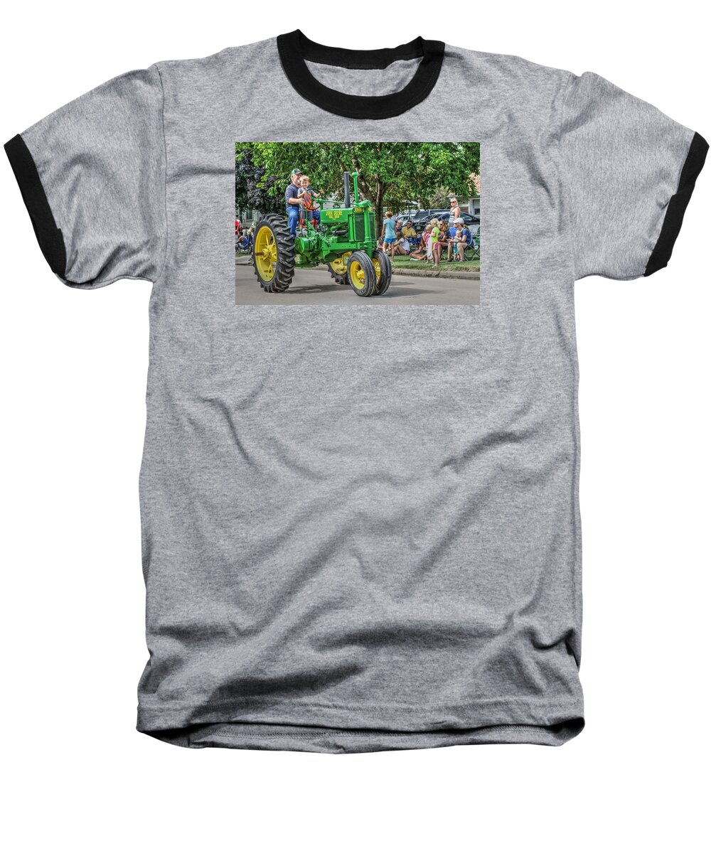 Labor Day Baseball T-Shirt featuring the photograph Labor Day And John Deere by J Laughlin