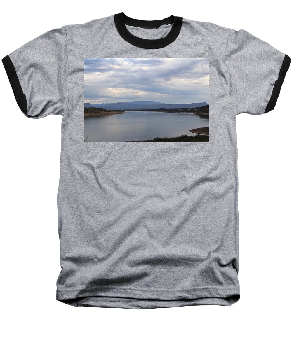 Landscape Baseball T-Shirt featuring the photograph Lake Roosevelt 2 by Matalyn Gardner