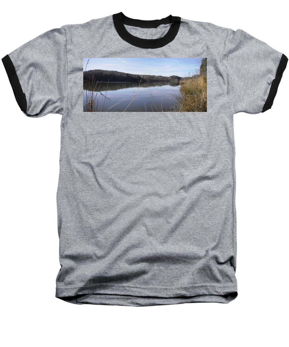 Lake Zwerner Baseball T-Shirt featuring the photograph Lake Zwerner Early Spring by Nicole Angell