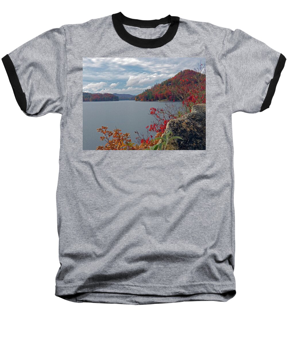 Water Baseball T-Shirt featuring the photograph Lakes Perfection by Jennifer Robin