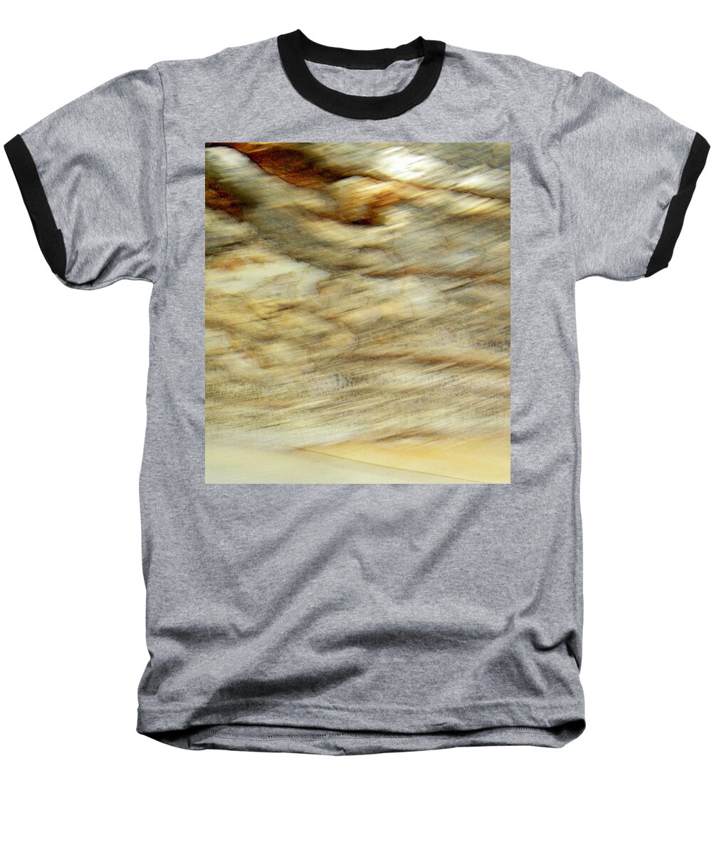 Abstract Baseball T-Shirt featuring the photograph Land and Sky by Lenore Senior