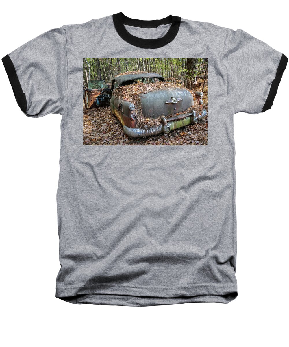 Buick Eight Baseball T-Shirt featuring the photograph Left Behind by Patrice Zinck