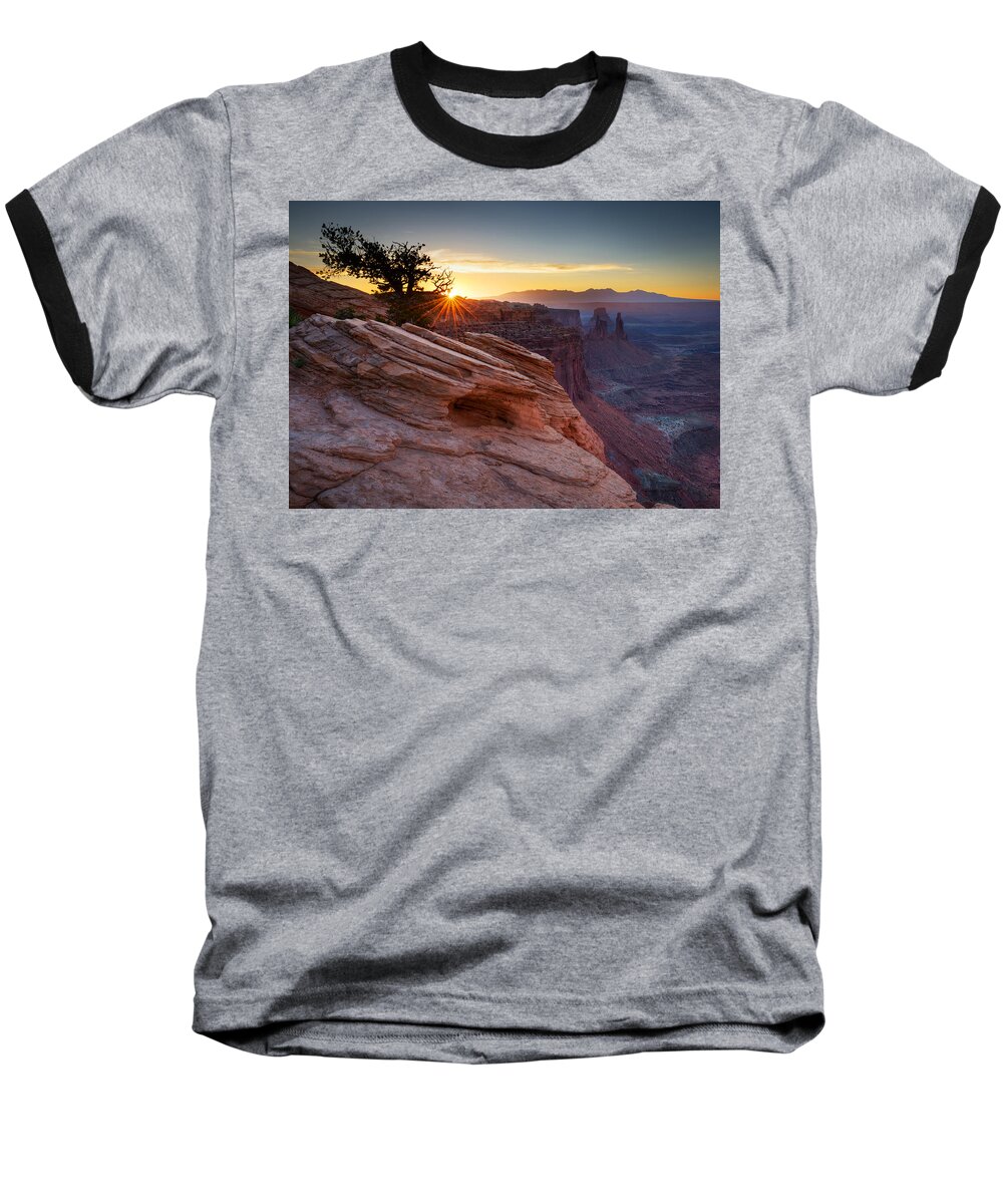 Canyonlands National Park Baseball T-Shirt featuring the photograph Let There Be Light by Dan Mihai