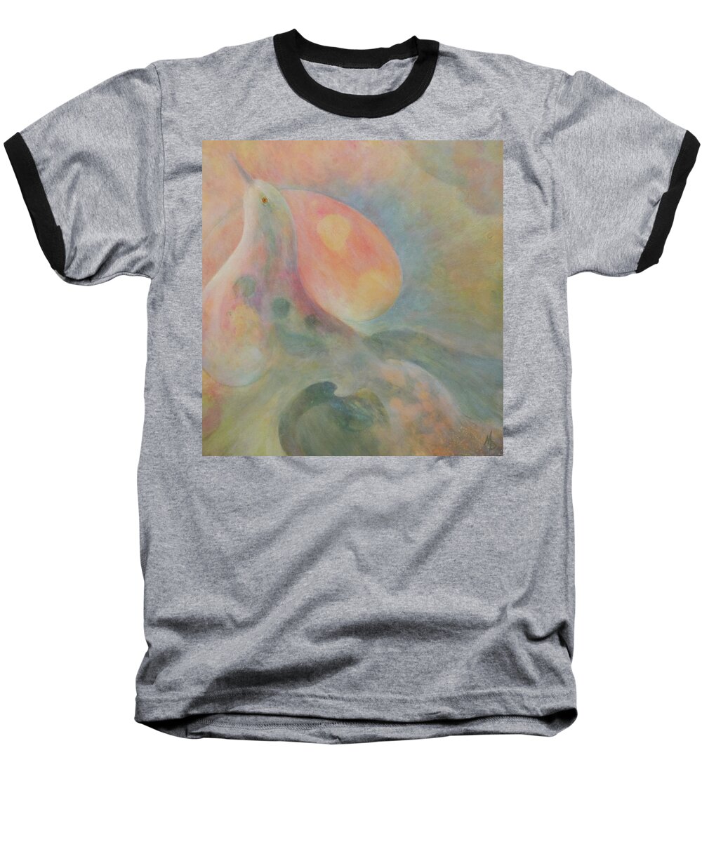 Liberté Baseball T-Shirt featuring the painting Liberty by Marc Dmytryshyn